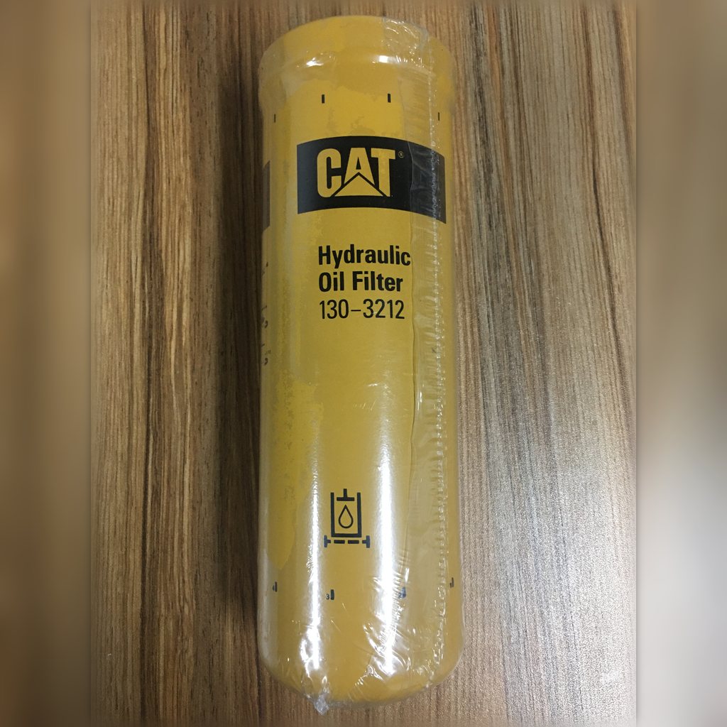 1303212 Hydraulic Filter Assembly - wrapped yellow filter showing its printed label