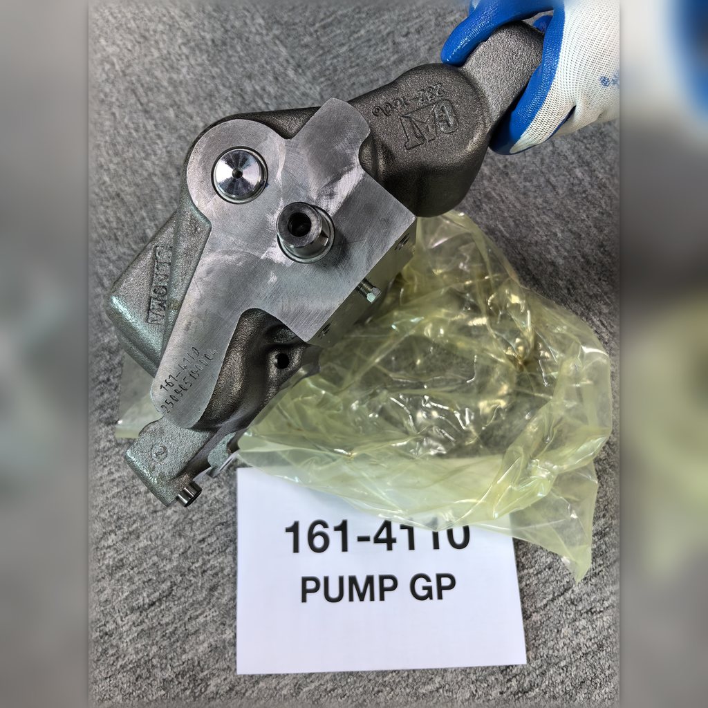 1614110 Engine Oil Pump Group - pump shaft end shown at an angle