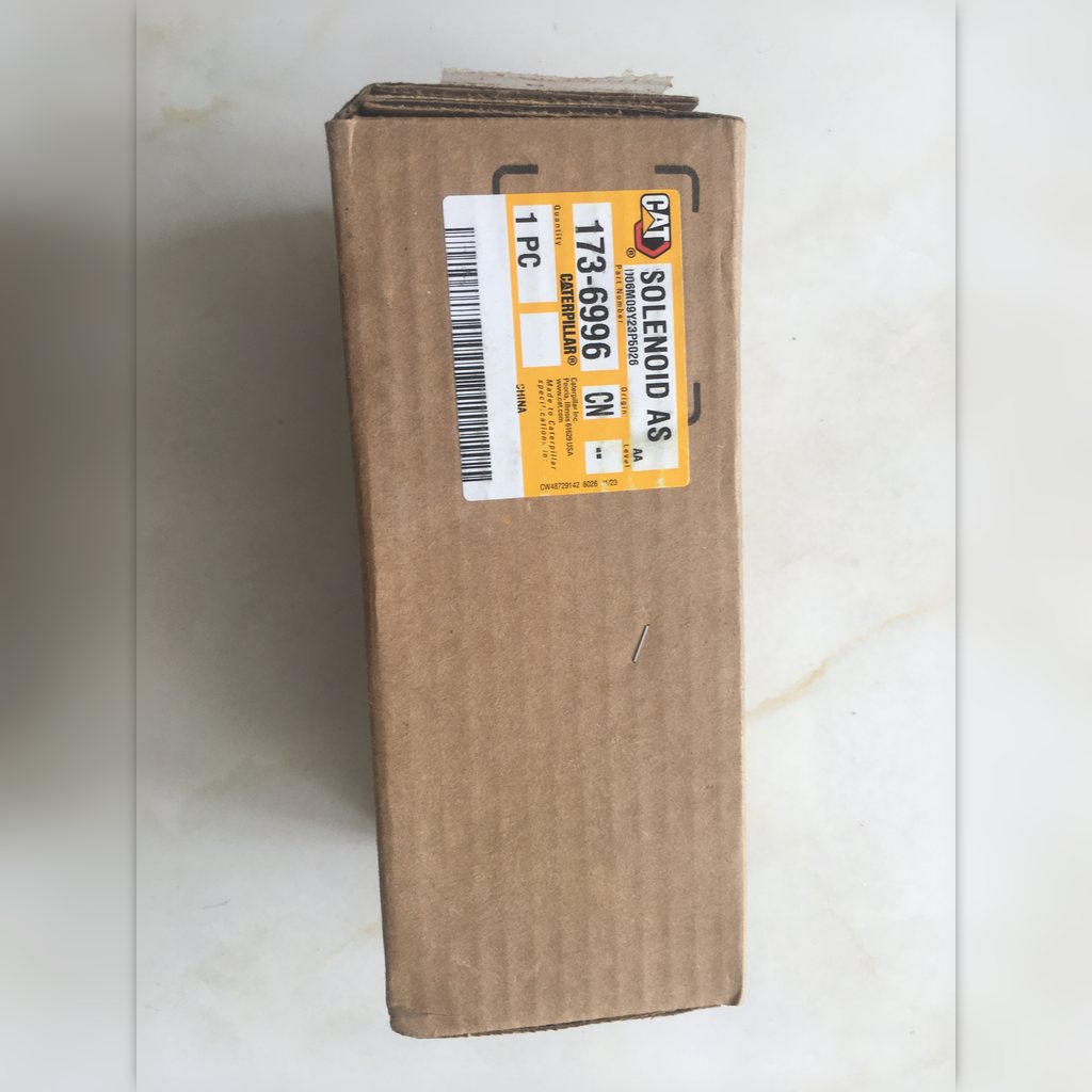 1736996 Solenoid assembly - closed narrow solenoid carton with a label