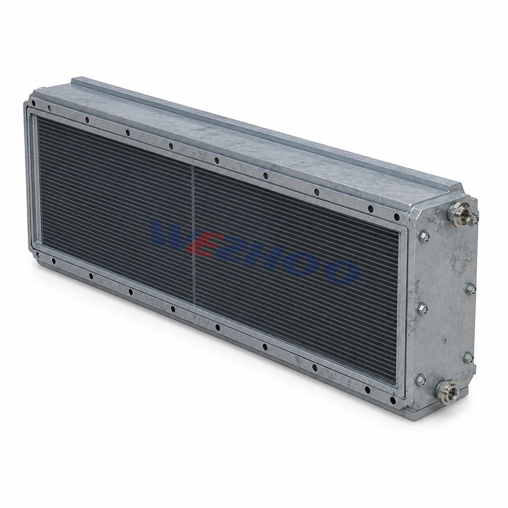 2364256 Aftercooler Core Assembly - isolated rectangular aftercooler core