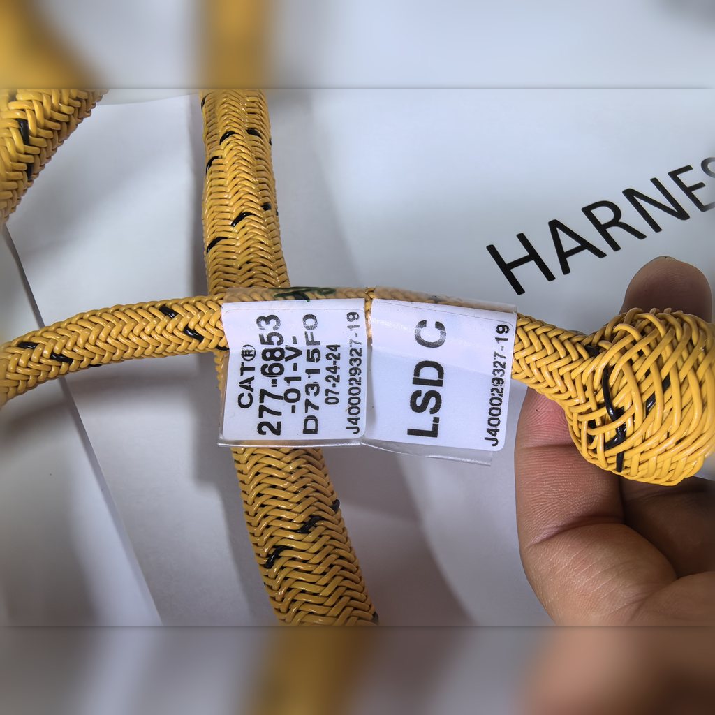 2776853 Harness assembly - close-up of the printed harness label