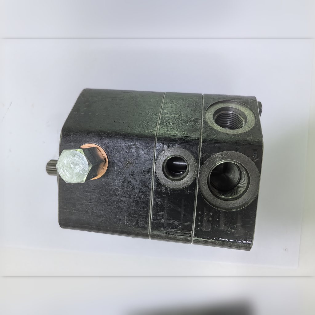 3137770 Fuel Transfer Pump Group - pump side showing connection openings
