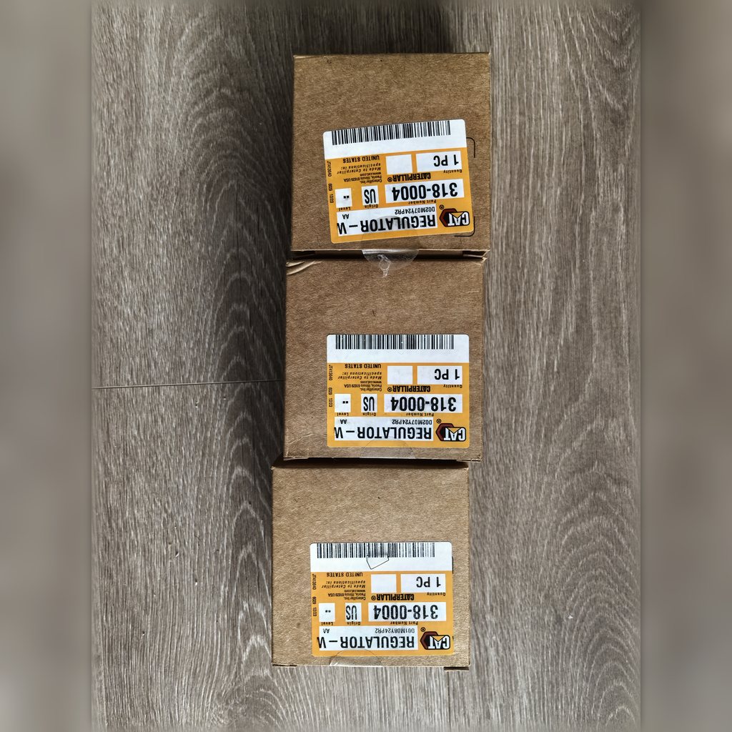 3180004 Water Regulator - three labeled regulator cartons