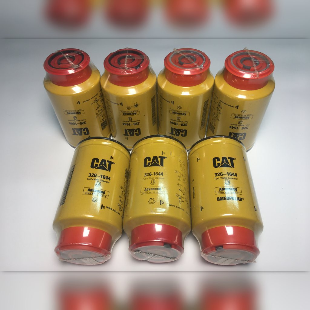 3261644 Separator Filter Assembly - seven capped filters arranged on a work surface