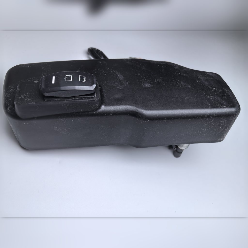 3822370 Window Wiper Motor Group - black wiper motor housing viewed from above