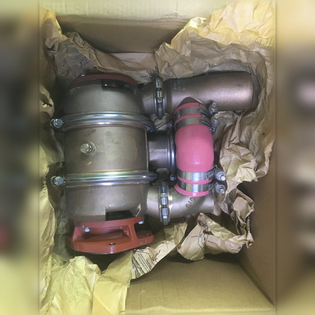 4361239 Pump group - pump and attached lines inside a shipping carton