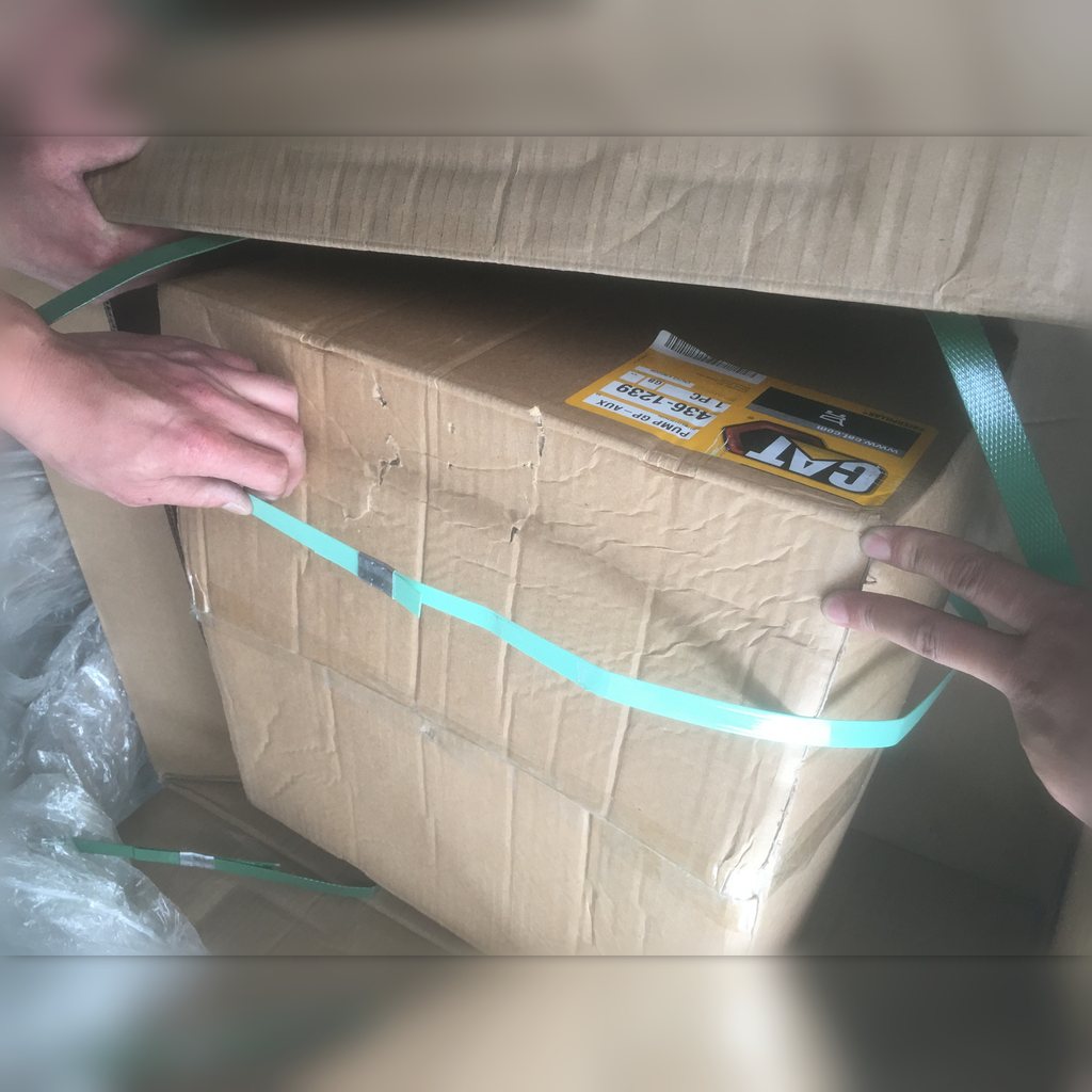 4361239 Pump group - sealed carton secured with packing straps