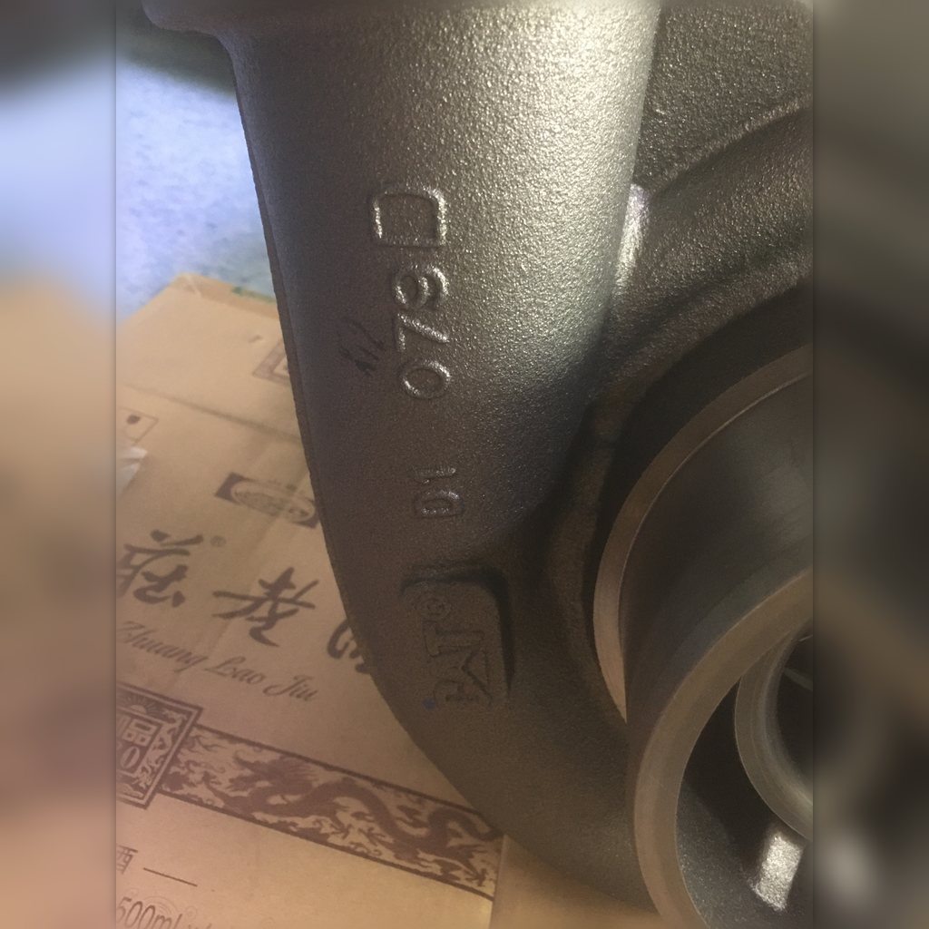 4451674 Turbocharger group - close-up of the turbocharger housing