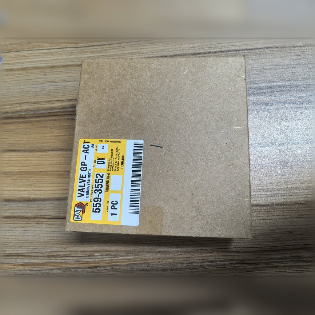 5593552 Actuator Valve Group - closed carton with a part label