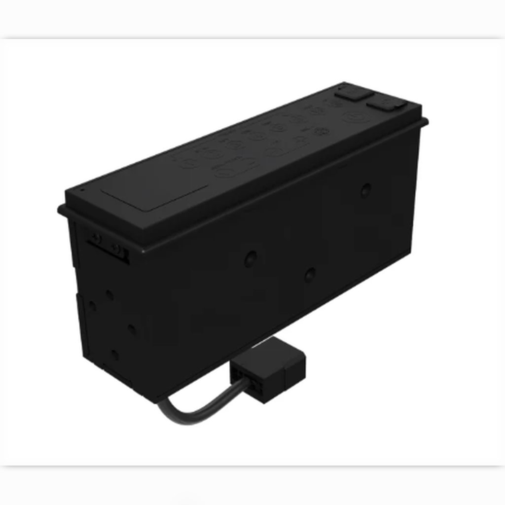 5853544 Radio group - black radio housing viewed at an angle
