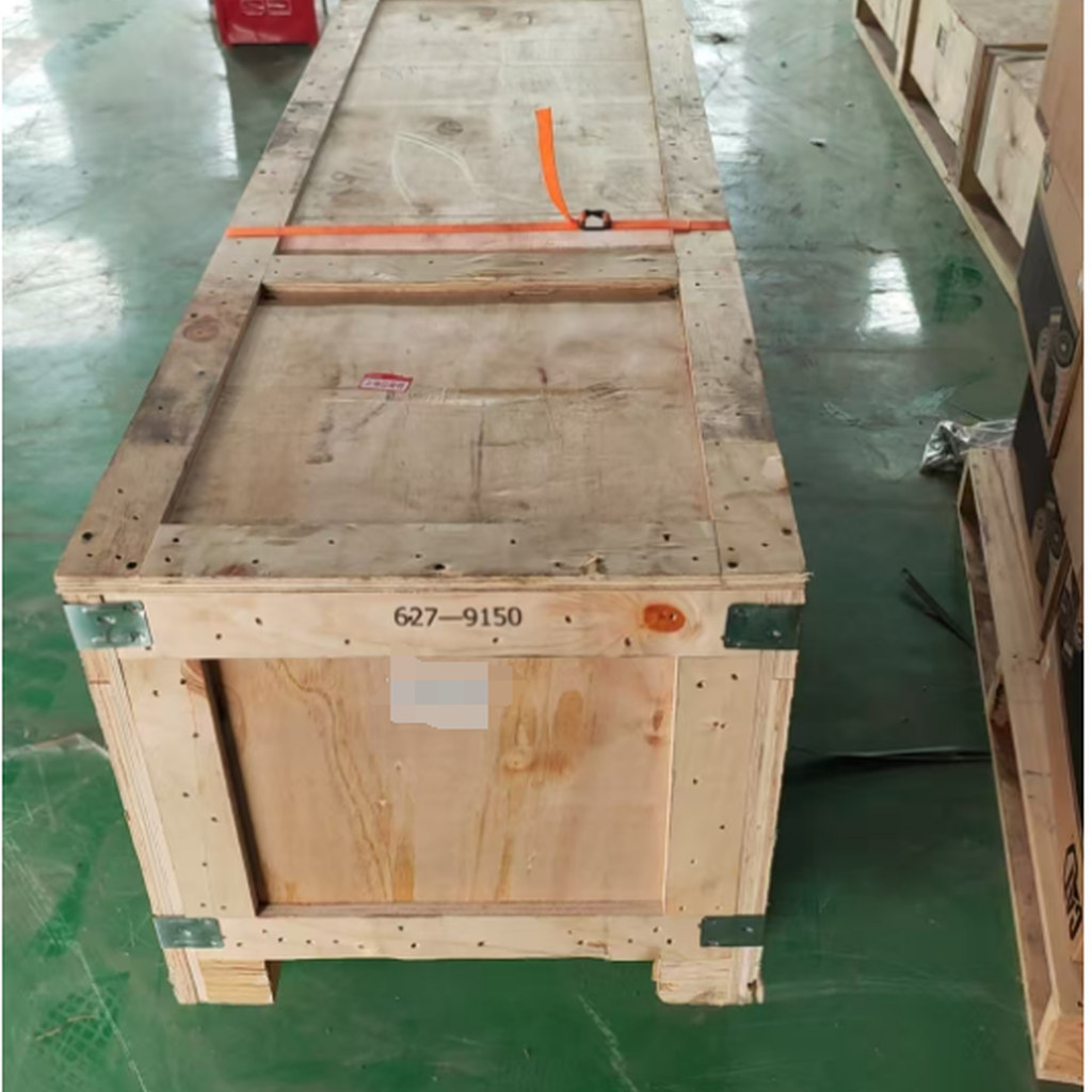 6279150 Cylinder group - long wooden crate viewed from one end