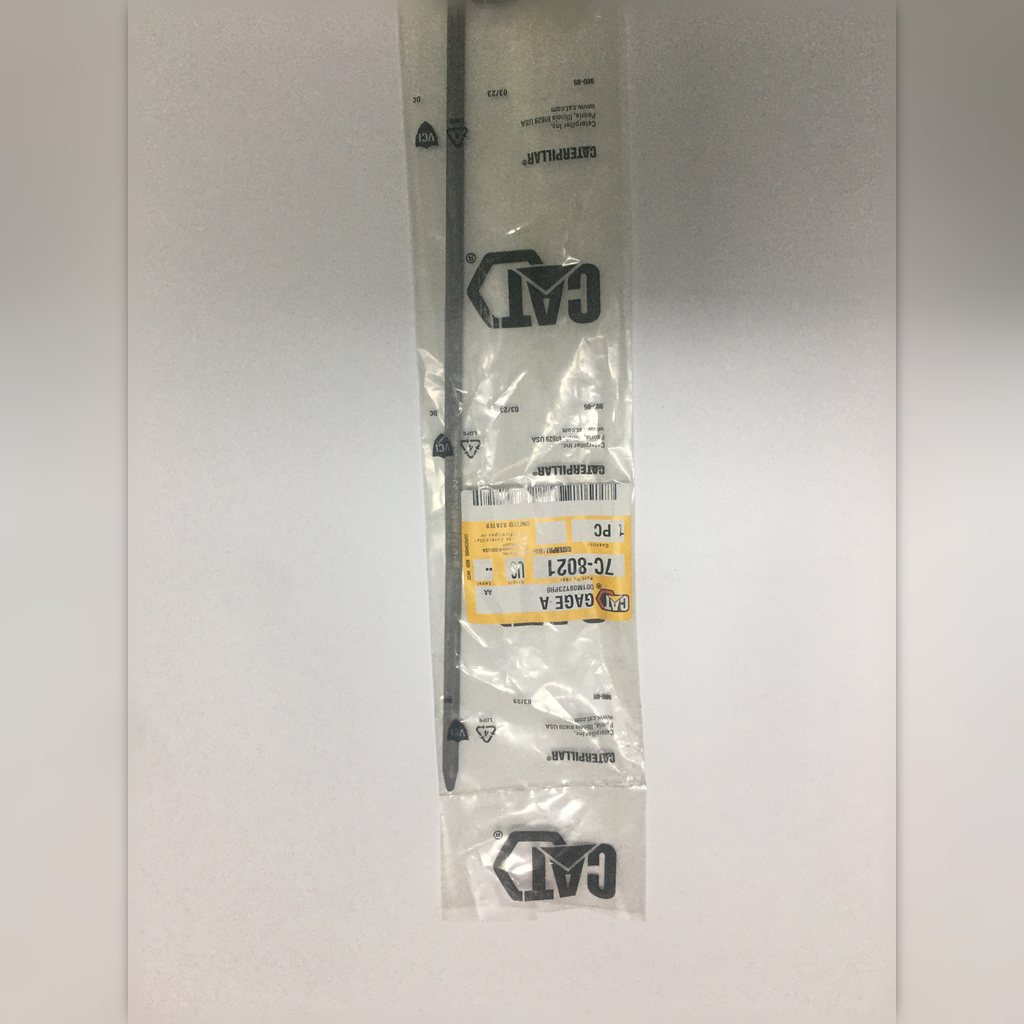 7C8021 Oil Level Gage Assembly - full length gage inside clear packaging